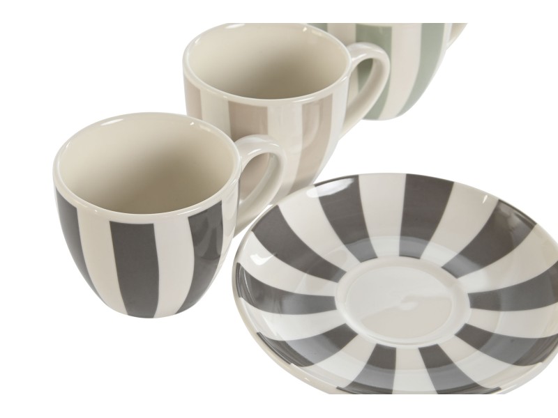 Set 6 tazas Rayas