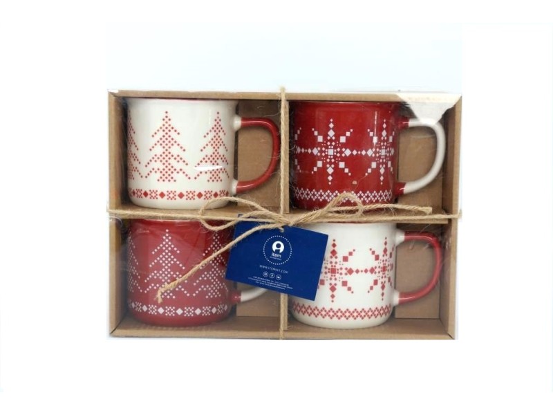 Set 4 Mug Noel