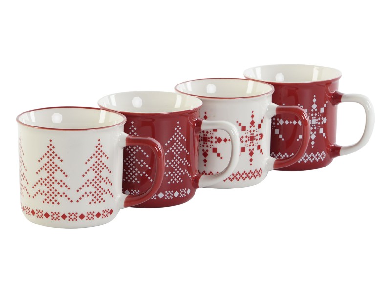 Set 4 Mug Noel