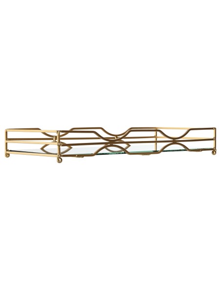 Bandeja Metálica Dorada