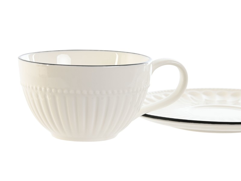 Juego 6 tazas de porcelana