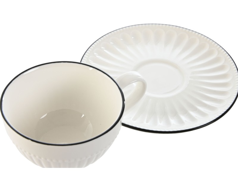 Juego 6 tazas de porcelana