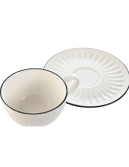 Juego 6 tazas de porcelana