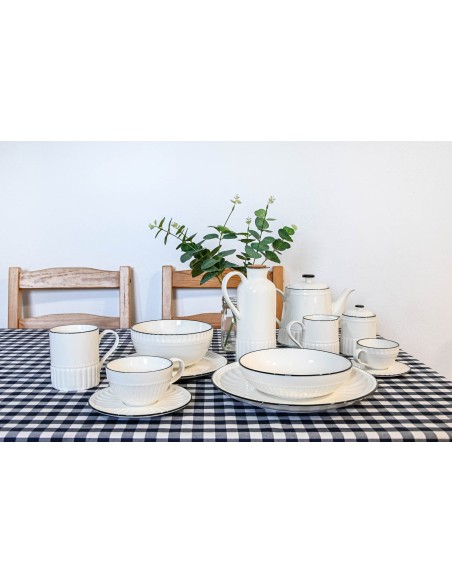 Juego 6 tazas de porcelana