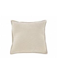 Cojín líneas beige