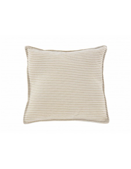 Cojín líneas beige