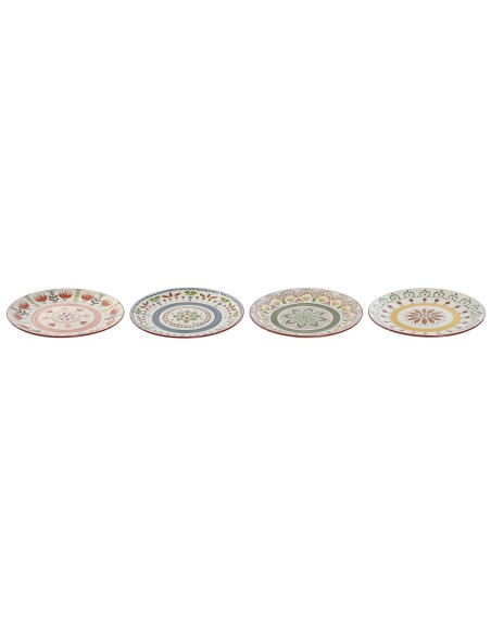 Set 4 platos surtidos mándala 19,5 cm