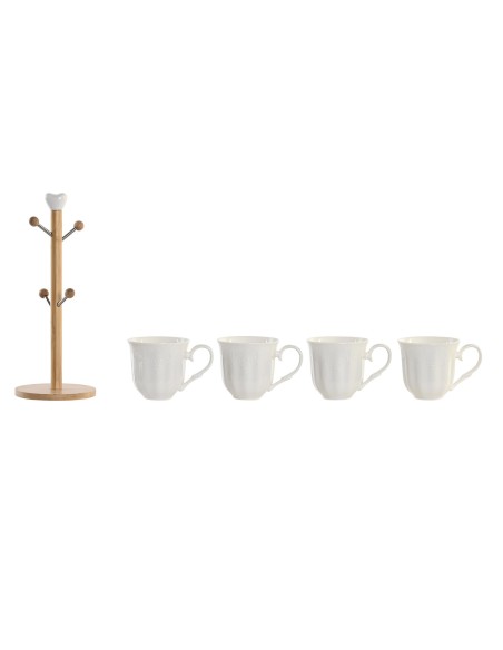 Set 4 mug con soporte