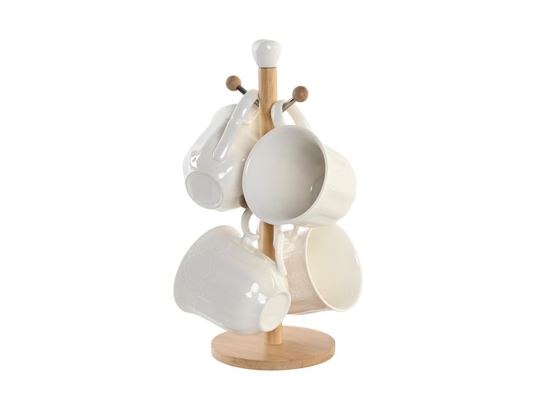 Set 4 mug con soporte