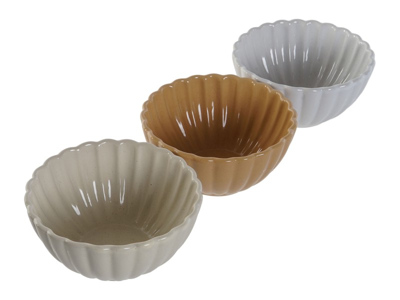 Set 3 cuencos jaspeados