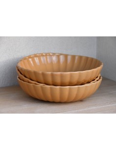 Set 3 platos jaspeados 19 cm 2