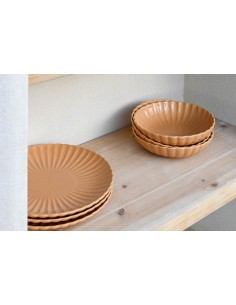 Set 3 platos jaspeados 26 cm 2