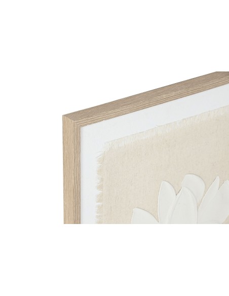 Juego de 4 cuadros lienzo lino