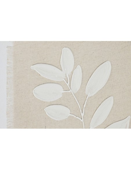 Juego de 4 cuadros lienzo lino