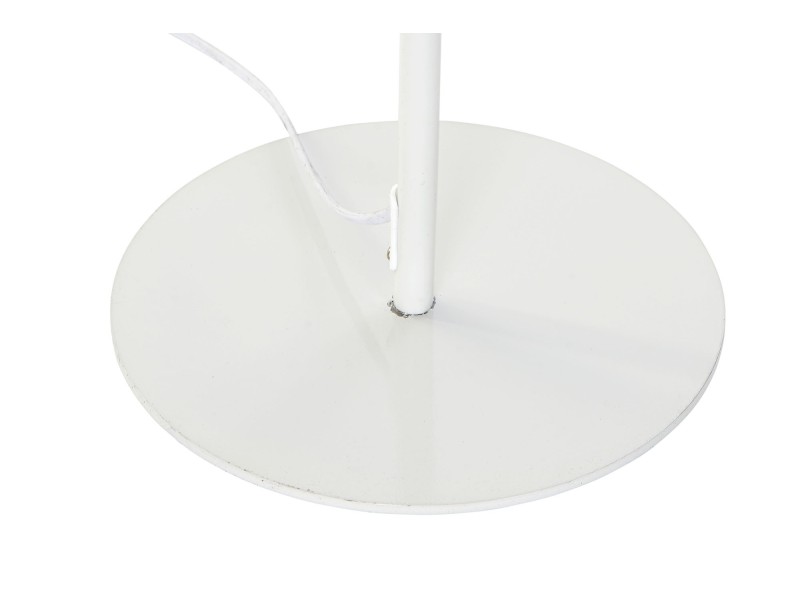 Lámpara de pie blanca