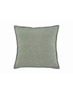 Cojín líneas verde