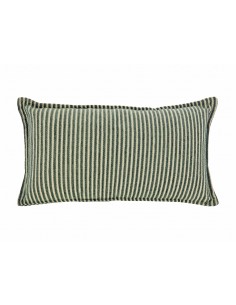 Cojín riñonero líneas verde 2