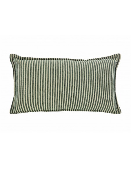 Cojín riñonero líneas verde