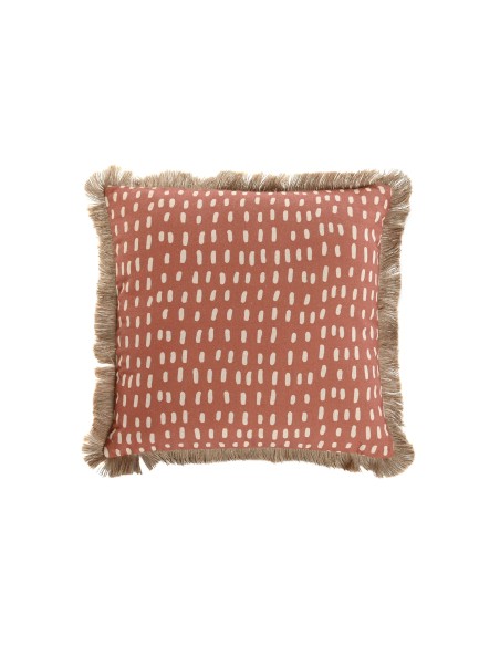 Cojín con flecos