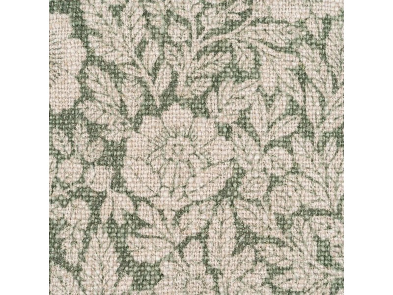 Cojín flores verde