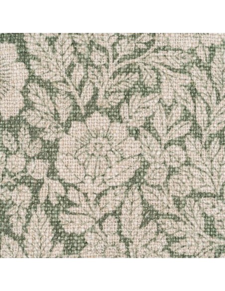 Cojín flores verde
