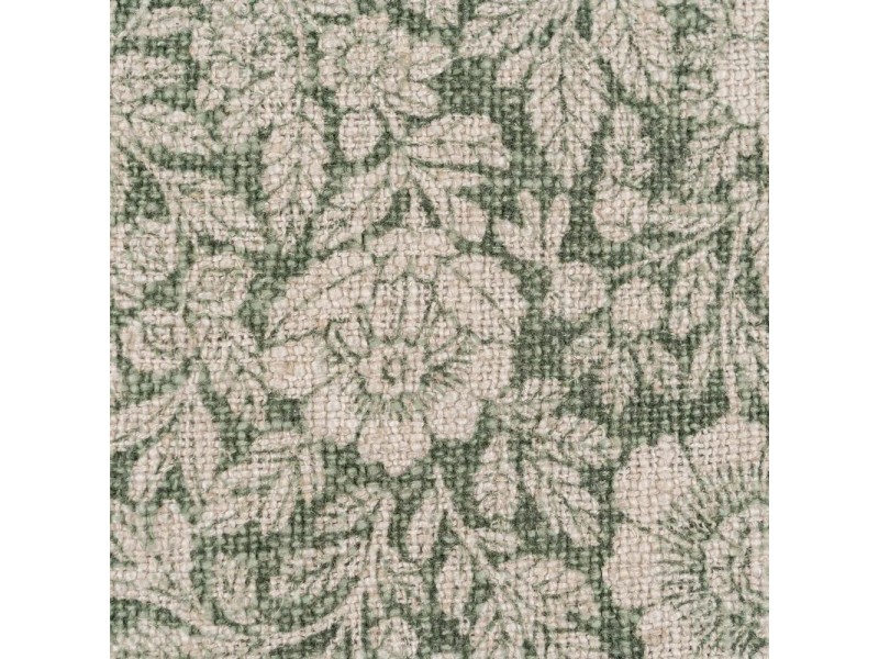 Cojín flores verdes 60x40
