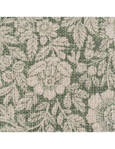 Cojín flores verdes 60x40