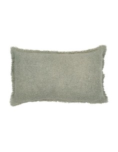 Cojín verde algodón