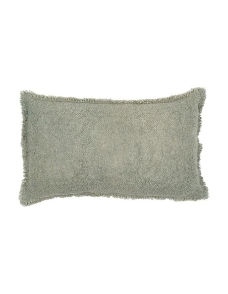 Cojín verde algodón