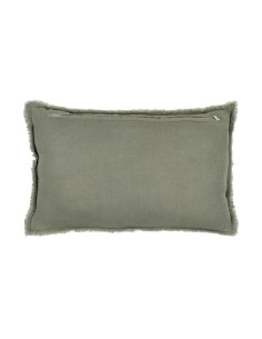 Cojín verde algodón 2