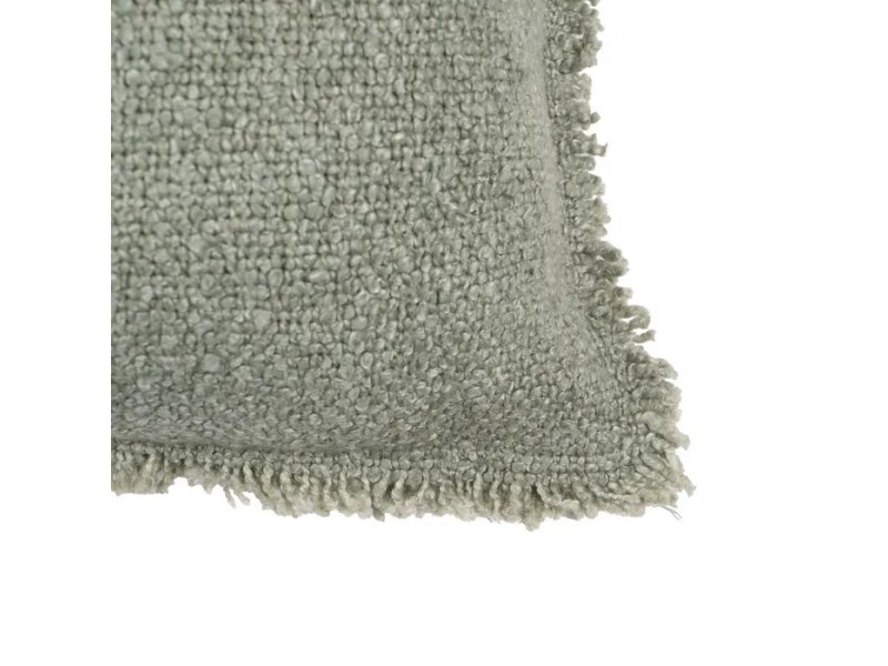 Cojín verde algodón