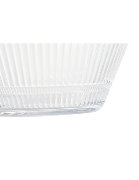 Ensaladera cristal rayado