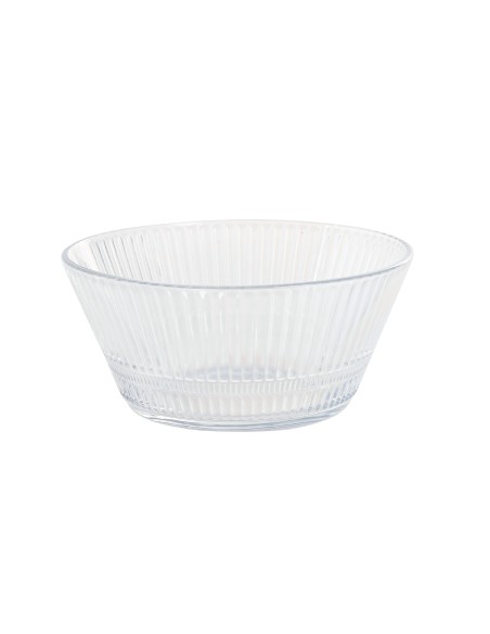Bol cristal rayado