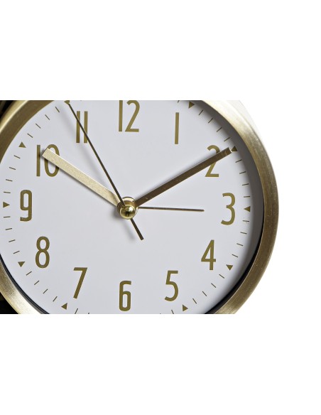 Reloj despertador dorado