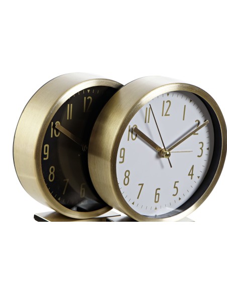Reloj despertador dorado
