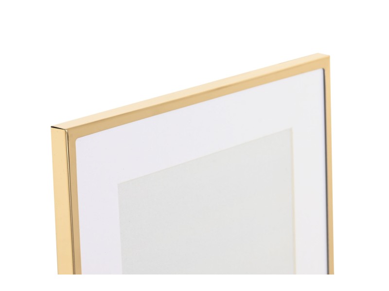 Portafotos 13x18 acero dorado