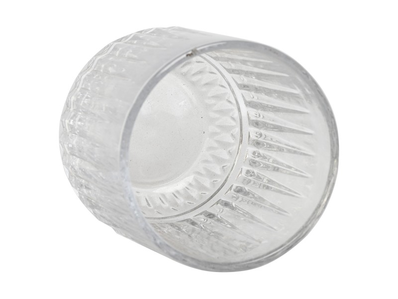 Juego de 6 vasos rayados