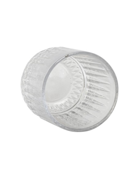 Juego de 6 vasos rayados