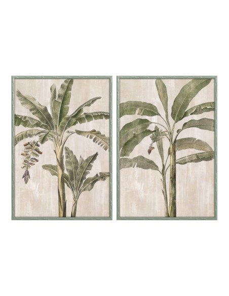 Cuadros palmeras verdes