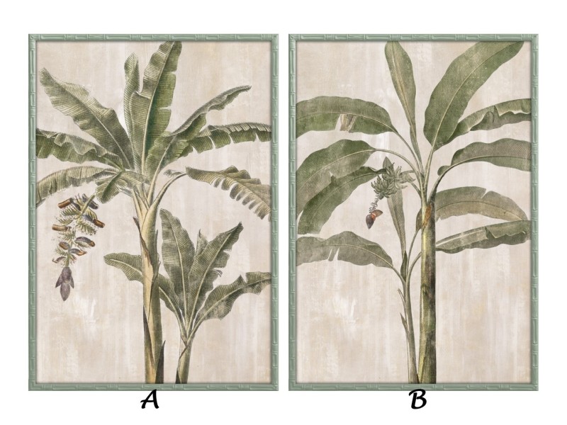 Cuadros palmeras verdes