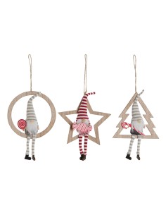 Colgantes gnomos navideños