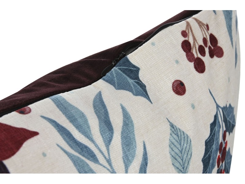 Cojín flores navidad