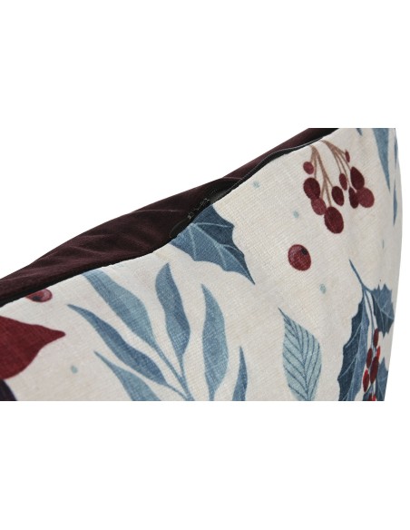 Cojín flores navidad