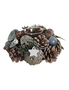 Centro piñas navidad