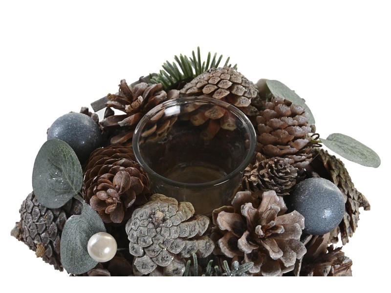 Centro piñas navidad