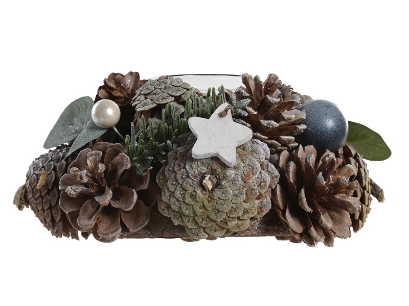 Centro piñas navidad