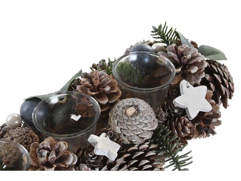 Centro piñas navidad