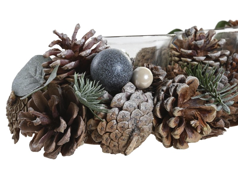 Centro piñas navidad