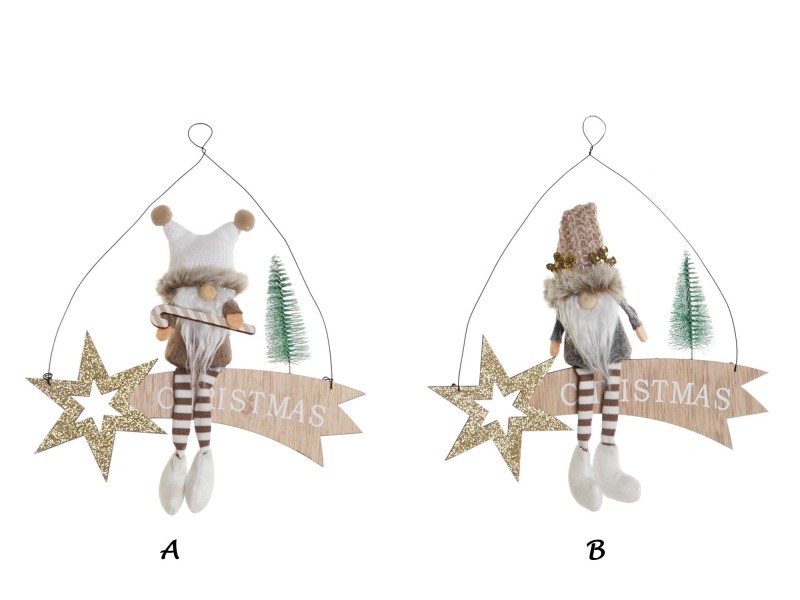 Colgante estrella de navidad