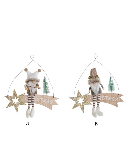 Colgante estrella de navidad